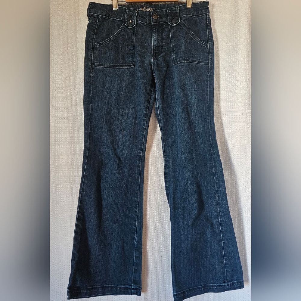 Old Navy Jeans Womens Size 8 Bootcut The Diva Stretch Flare Bell Bottoms Hippie
